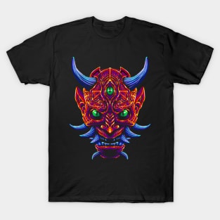 Demon with 3 Japanese eyes T-Shirt